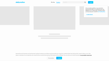 Visit Dailymotion video host