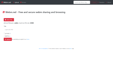 Visit Webm.red video host